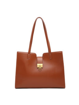 U.S. POLO ASSN. - Tan Addison Women Tote Bag Fits Up to 14 Laptop
