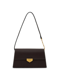 MIRAGGIO - Brown Monroe Shoulder Bag (M)