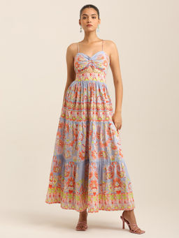 Label Ritu Kumar - Shoulder-Straps Long Dress