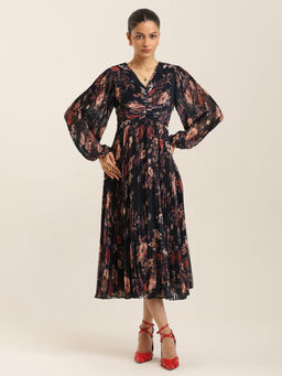Label Ritu Kumar - Black Fiona Long Dress