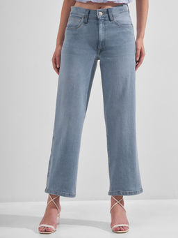 TOKYO TALKIES - Women Blue Mid Rise Jeans