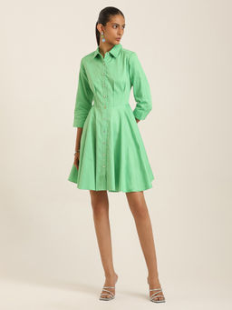 Label Ritu Kumar - Green Margo Dress