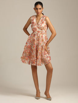 Label Ritu Kumar - White Rome Dress