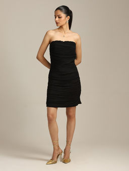Label Ritu Kumar - Black Etro Short Dress