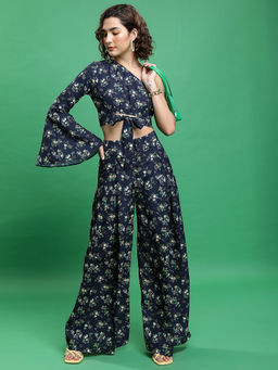 TOKYO TALKIES - Multi-Color Floral Printed Co-Ord Set