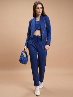 TOKYO TALKIES - Women Blue Co-Ord Set