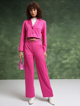 TOKYO TALKIES - Women Pink Co-Ord Set