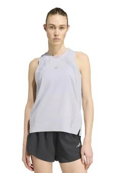 adidas - Women Grey Printed Polyester Tank Top