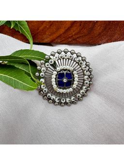 Putstyle - Fusion Oxidised Ring - Blue