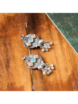 Putstyle - Oxy Cow Motif Earring - Multi-Color