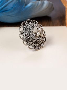 Putstyle - Oxy Pearl Ring - Silver