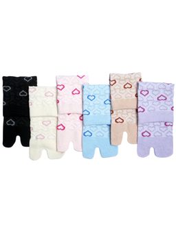 NEXT2SKIN - Women's Ankle Multi-Color Printed Socks (Pack Of 6)