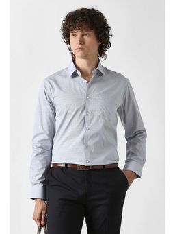 Van Heusen - Blue Print Full Sleeves Formal Shirt