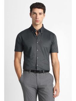 Van Heusen - Black Stripe Half Sleeves Formal Shirt