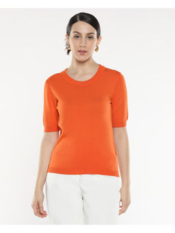 RAREISM - Women Rohrdo Primary Orange Regular Sweater