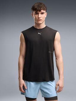 Puma - Brightstride Black Cloudspun Men's Sleeveless Relaxed Tank