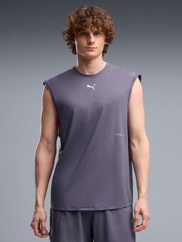 Puma - Brightstride Grey Cloudspun Men's Sleeveless Relaxed Tank