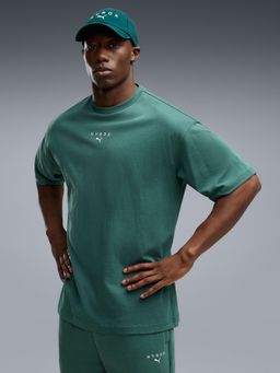 Puma - Hyrox Green Men's Lifestyle Oversize T-Shirt