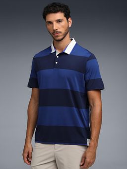 Puma - Blue Polyester Half Sleeves Polo T-Shirt