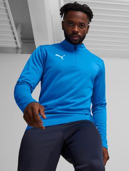 Puma - Blue Polyester Full Sleeves T-Shirt