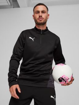 Puma - Black Polyester Full Sleeves T-Shirt