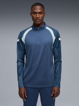 Puma - Blue Polyester Full Sleeves T-Shirt