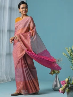 Fabindia - Silk Zari Loom Woven Sari