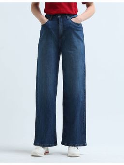 U.S. POLO ASSN. - Wide Leg Fit Blue Jeans