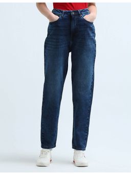 U.S. POLO ASSN. - Mom Fit Blue Jeans