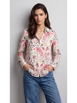 Twenty Dresses by Nykaa Fashion - Floral Paisley Printed White Womens Casual Shirt
