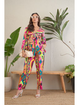 Uptownie - Cropped Tie-Up Co-Ord (Set of 2)