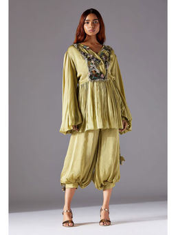 A Humming Way - Minicoy Flare Dress With Bulge Crop Pants