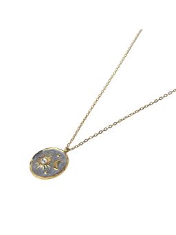 Viari Accessories - Enamel Sun N Moon Necklace