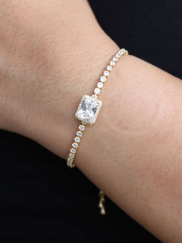 Viari Accessories - Alisha White Adjustable Bracelet