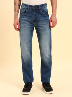 Cantabil - Men Denim Blue Regular Fit Jeans