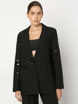 VERO MODA - Black Squiens Embellished Blazer