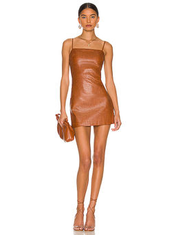 Bardot - Croc Mini Dress