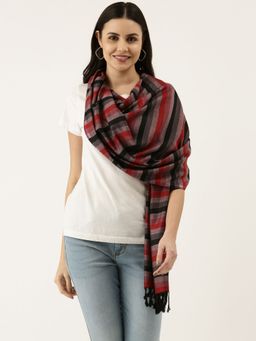 Pashmoda - Women Multicoloured Stripe Stole