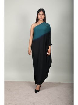 Fawn 24 - Dark Ivy Toga Dress - Multi-Color