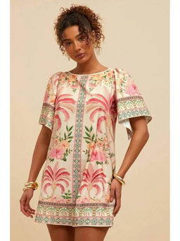 FancyPants - Beige Pampas Dress