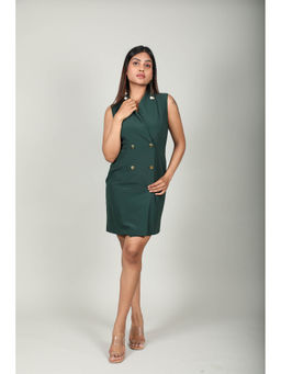 Fawn 24 - Green Blazer Dress