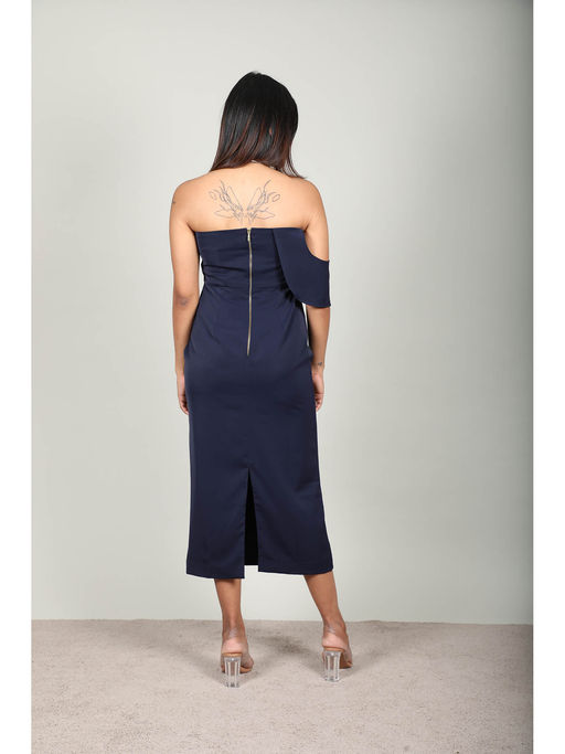 Buy Fawn 24 Tube Dress - Navy Blue (S) Online