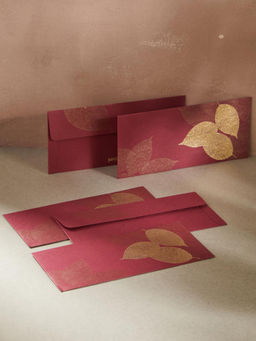 Fabindia - Purple Varak Paper Envelope (Pack of 5)