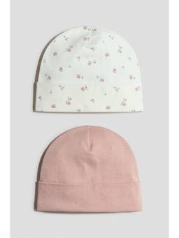 H&M - Unisex Multi-Color 2-Pack Cotton Beanies
