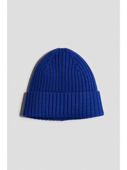 H&M - Unisex Blue Merino Wool Beanie