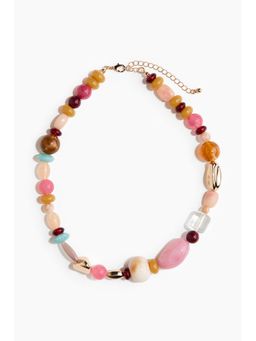 H&M - Women Pink Beaded Necklace