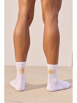 H&M - Men White Sports Socks With Drymove