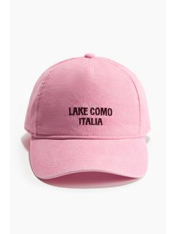 H&M - Women Pink Cotton Twill Cap