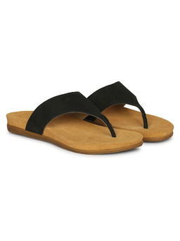 El Naturalista - Womens T-Strap Black Sandals