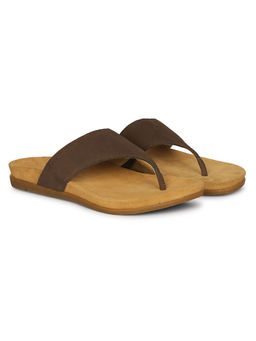 El Naturalista - Womens T-Strap Brown Sandals